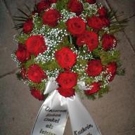 Trauerfloristik Gesteck flach