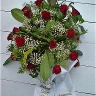 Trauerfloristik Gesteck flach