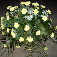 Trauerfloristik Sargschmuck